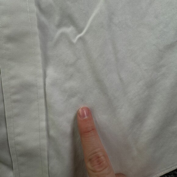 Brooks Brothers Long Sleeve White Button Up Shirt Men Cotton 16 33 Slim Fit - Picture 14 of 16